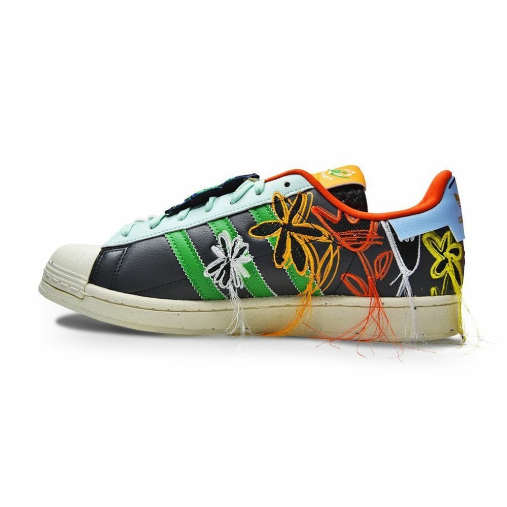 Mens Sean Wotherspoon x Adidas Superstar AEC Super Earth GX3823 Black US 11 - Picture 3 of 10